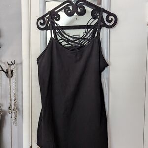 Torrid Black Strap Tank Top